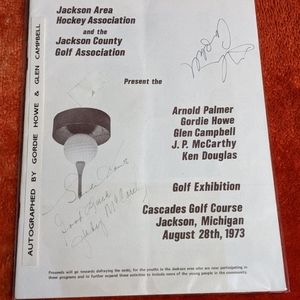 1973 signed golf program (vintage)